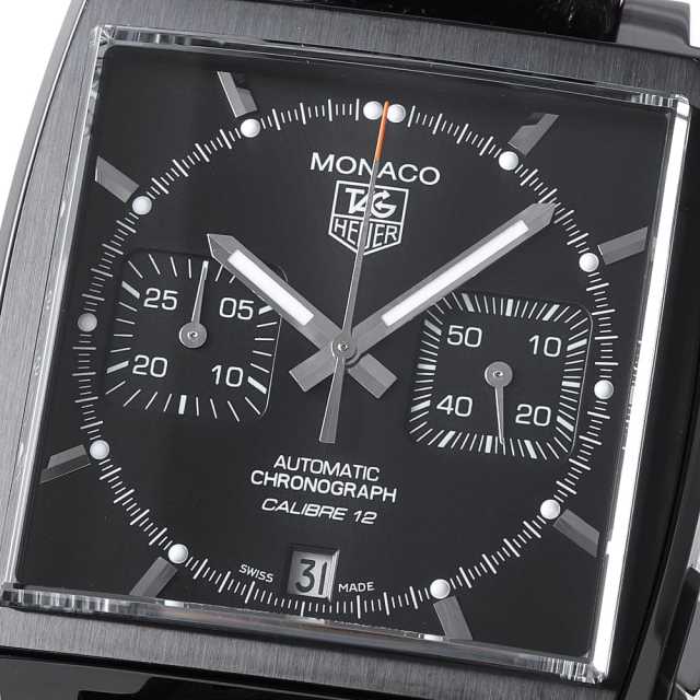タグホイヤー TAG HEUER CAW211M モナコ ブラック 自動巻き 中古品【TAG HEUER】タグホイヤー モナコ クロノグラフ ACM