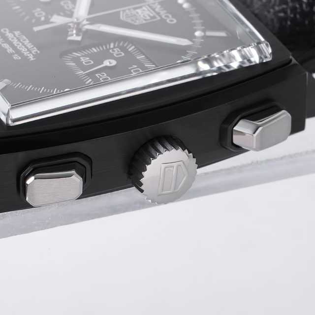 CAW211M.FC6324 ブラック TAG Heuer（タグホイヤー）モナコ クロノ