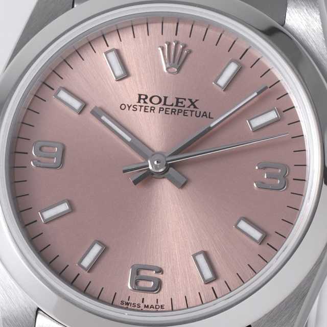 77080 ピンク ROLEX（ロレックス）オイスターパーペチュアル 中古