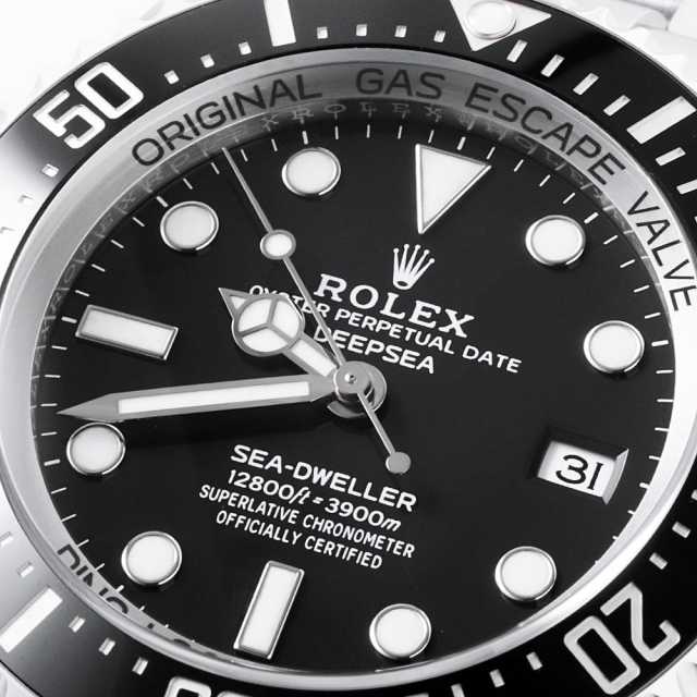 136660 ブラック ROLEX（ロレックス）ディープシー SEA-DWELLER表記
