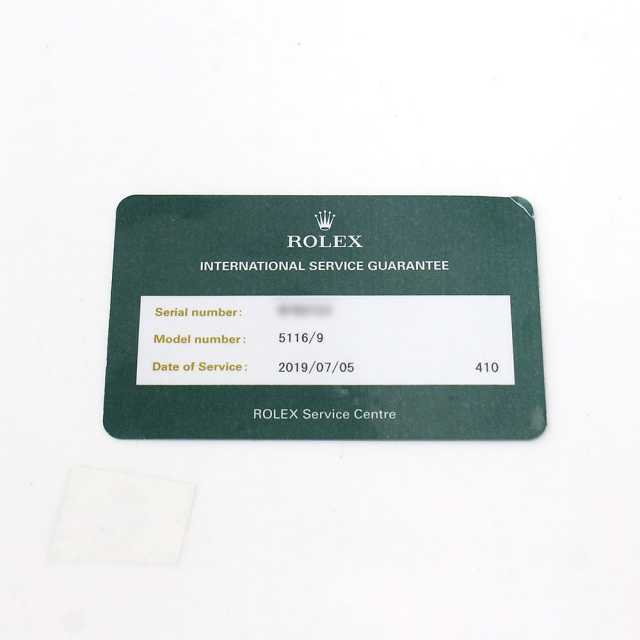 ロレックス チェリーニ 5116/9 メンズ 中古