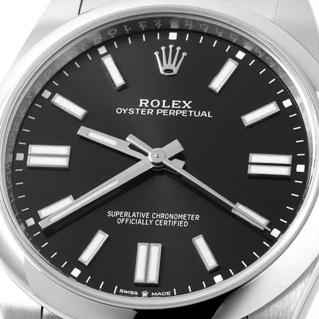 124300 ブラック ROLEX（ロレックス）オイスターパーペチュアル41 中古