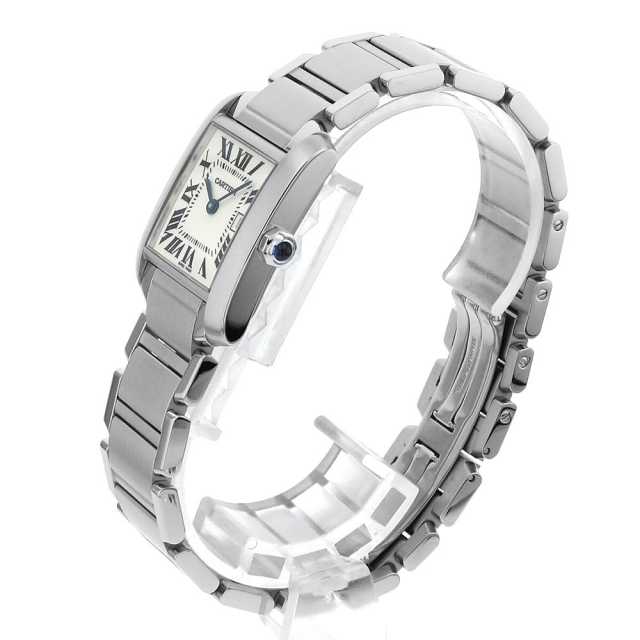W51011Q3 ホワイト Cartier（カルティエ）タンクフランセーズ MM 中古