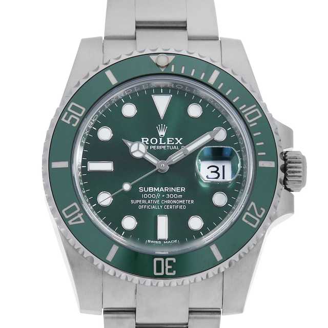 116610LV グリーン ROLEX（ロレックス）サブマリーナ デイト 中古