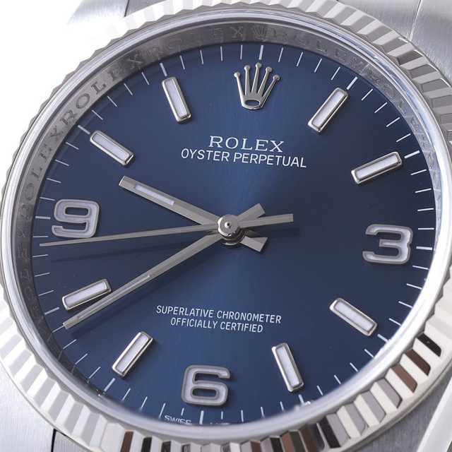 116034 ブルー ROLEX（ロレックス）オイスターパーペチュアル 中古