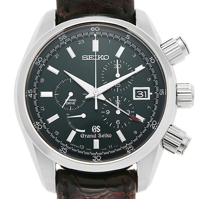 グランドセイコー スプリングドライブ GMTクロノグラフ マスターショップ限定 SBGC007 中古 メンズ