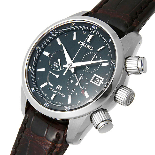 グランドセイコー スプリングドライブ GMTクロノグラフ マスターショップ限定 SBGC007 中古 メンズ