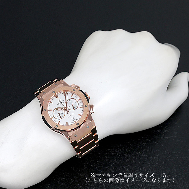 クラシックフュージョン クロノグラフ キングゴールド オパリン 541.OX.2610.OX サブ画像４