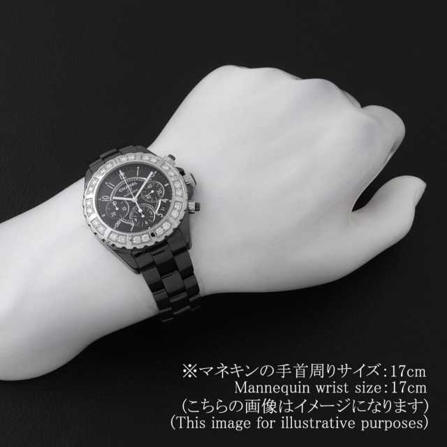 H1178 ブラック CHANEL（シャネル）J12 黒セラミック クロノグラフ  