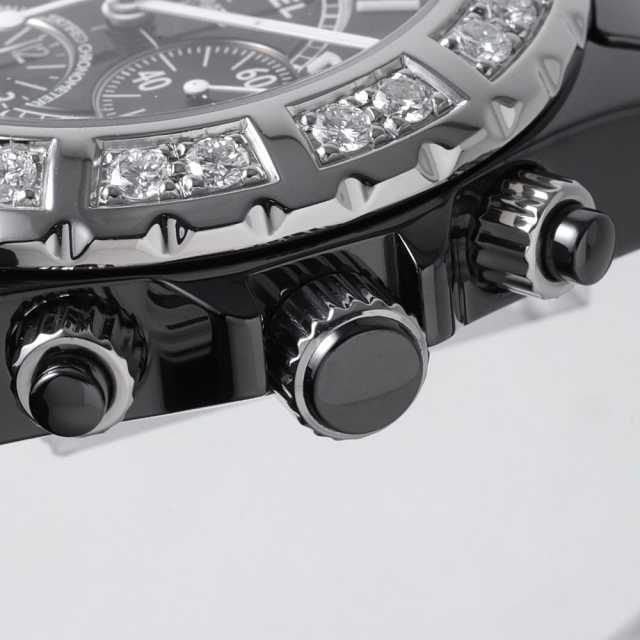 H1178 ブラック CHANEL（シャネル）J12 黒セラミック クロノグラフ  