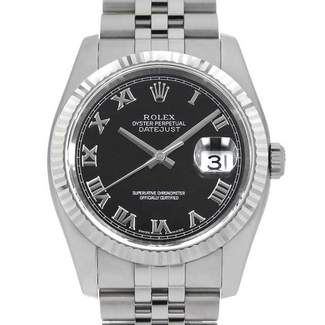 116234 ブラック ROLEX（ロレックス）デイトジャスト 中古 | 東京