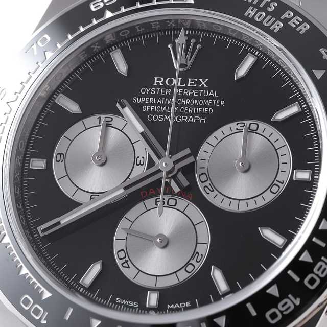 『ROLEX ロレックス』壁掛け時計　デイトナ　シルバー　ブラック　非売品 126519LN ブラック ROLEX（ロレックス）コスモグラフ デイトナ