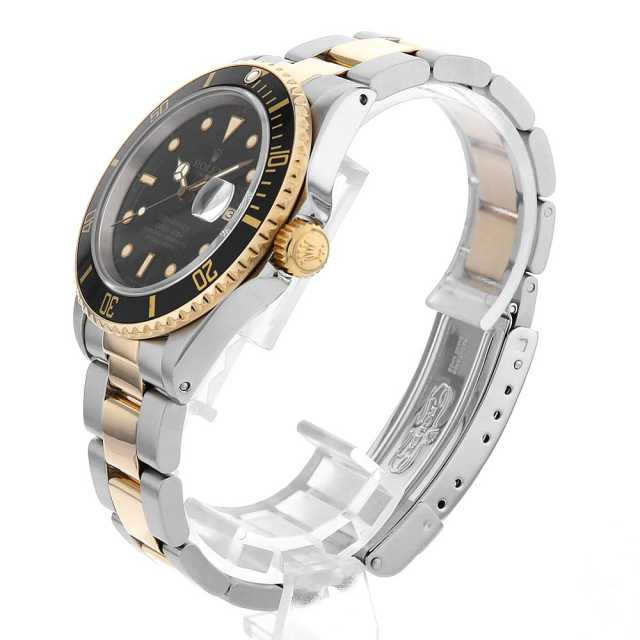 福来出品 ロレックス サブマリーナ・デイト コンビ ブラック 8Pダイヤ