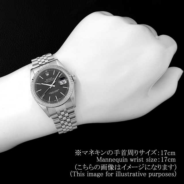 16234 ブラック ROLEX（ロレックス）デイトジャスト 中古 | 東京・大阪