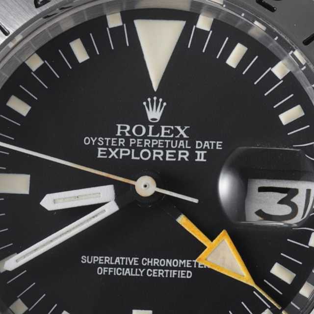 1655 ブラック ROLEX（ロレックス）エクスプローラーII アンティーク