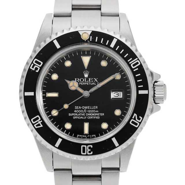 16660 ブラック ROLEX（ロレックス）シードゥエラー トリプルシックス