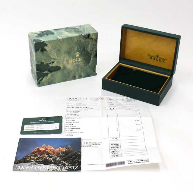 17000G グレー ROLEX（ロレックス）オイスタークォーツ 10Pダイヤ 中古