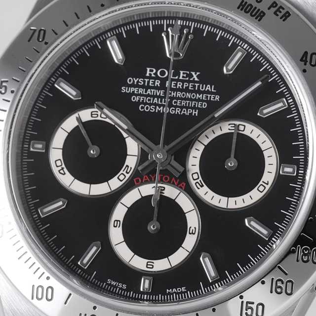 16520 ブラック ROLEX（ロレックス）コスモグラフ デイトナ 中古