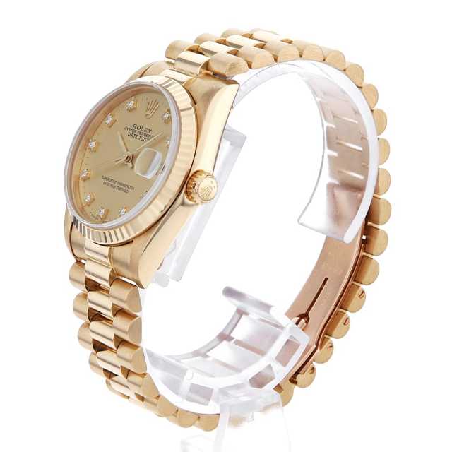 68278G シャンパン ROLEX（ロレックス）デイトジャスト 10Pダイヤ 中古