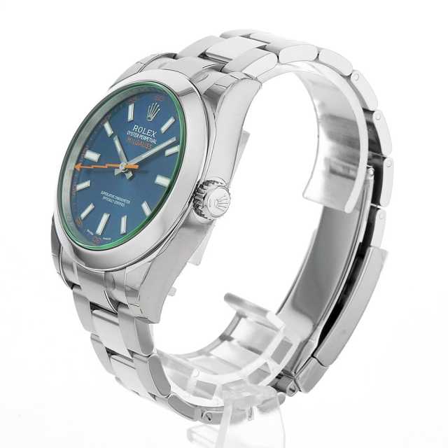 116400GV ブルー ROLEX（ロレックス）ミルガウス Zブルー 未使用