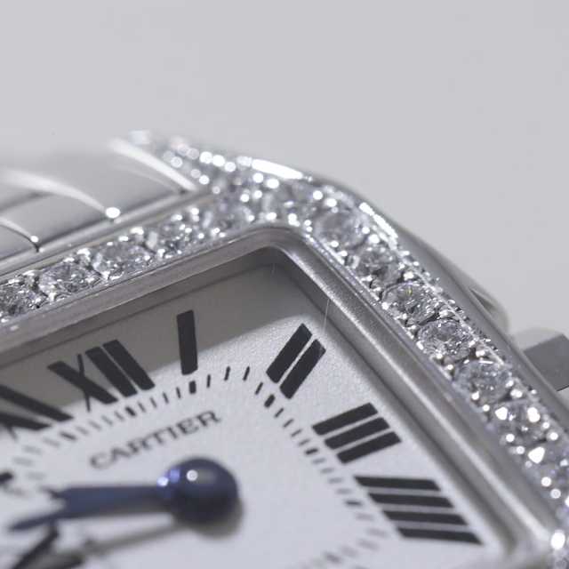 WF9005Y8 シルバー Cartier（カルティエ）ミニサントス ドゥモワゼル