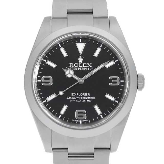 ゥため 214270 ブラック ROLEX（ロレックス）エクスプローラーI 前期型
