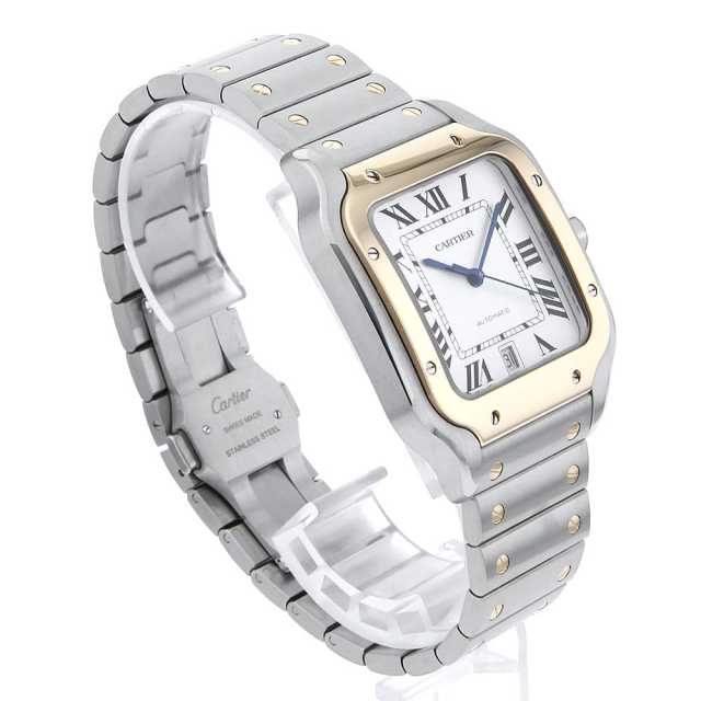 W2SA0009 シルバー Cartier（カルティエ）サントス ドゥ カルティエ LM