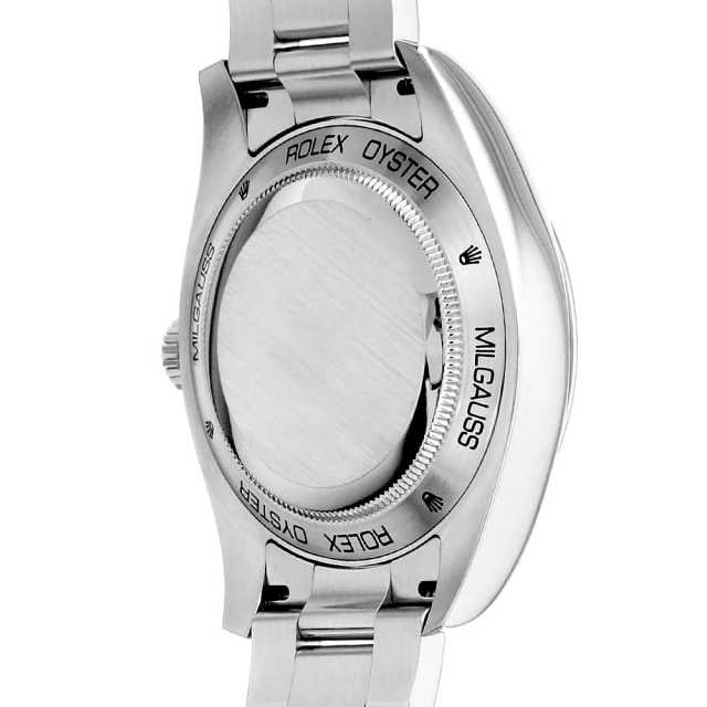 116400GV ブラック ROLEX（ロレックス）ミルガウス グリーンガラス