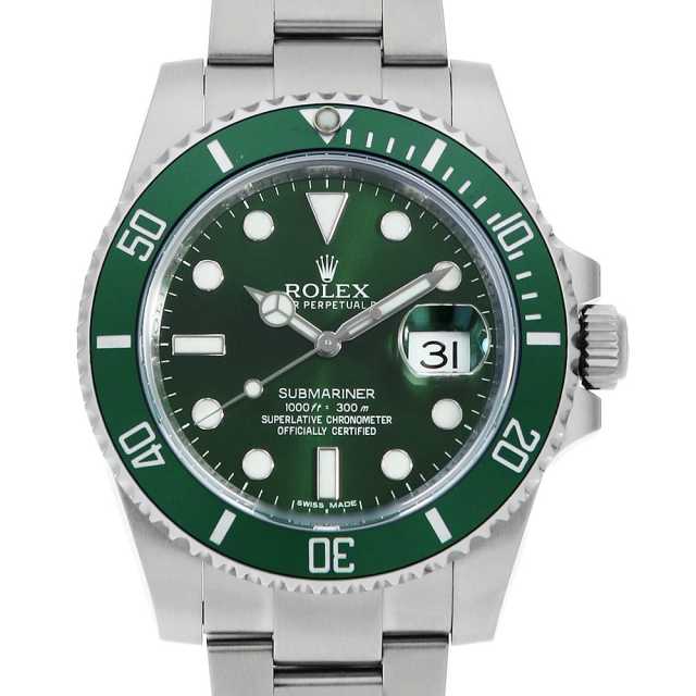 116610LV グリーン ROLEX（ロレックス）サブマリーナ デイト 中古