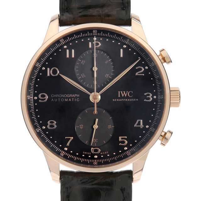 IW371625 ブラック IWC ポルトギーゼ クロノグラフ 中古 | 東京・大阪