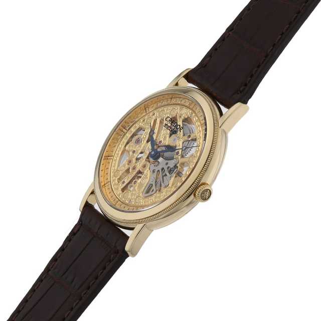 GBBD986 スケルトン SEIKO（セイコー）クレドール cal.6899 中古