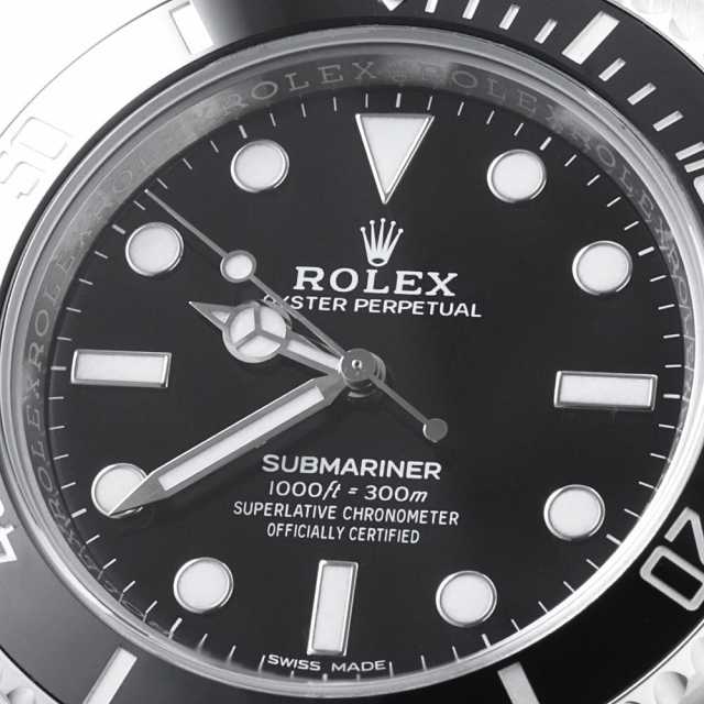 【値下げ】サブマリーナ ブラック 114060 ブラック ROLEX（ロレックス）サブマリーナ ノンデイト 中古
