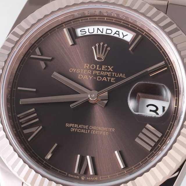 228235 チョコレートブラウン ROLEX（ロレックス）デイデイト40 中古