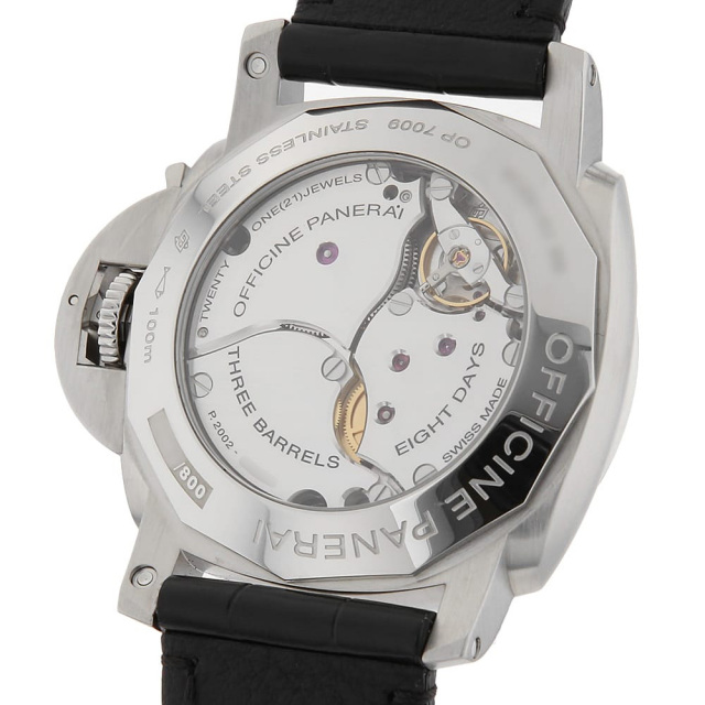 PAM00233 ブラック PANERAI（パネライ）ルミノール1950 8デイズGMT