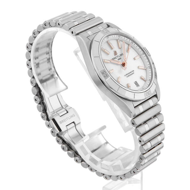 A10380101A4A1 ホワイトシェル BREITLING（ブライトリング）クロノ