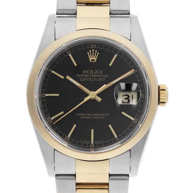 16203 ブラック ROLEX（ロレックス）デイトジャスト 中古 | 東京・大阪
