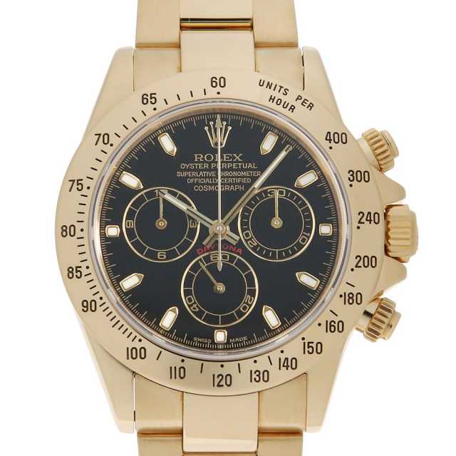 116528 ブラック ROLEX（ロレックス）コスモグラフ デイトナ 中古