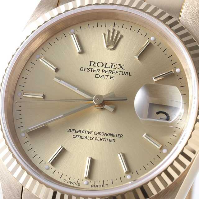 15238 シャンパン ROLEX（ロレックス）オイスターパーペチュアルデイト