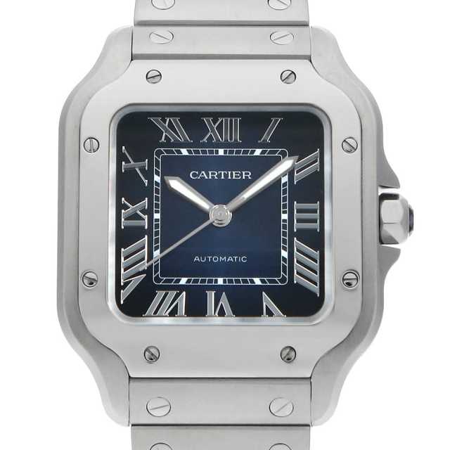 WSSA0063 ブルー Cartier（カルティエ）サントス ドゥ カルティエ MM