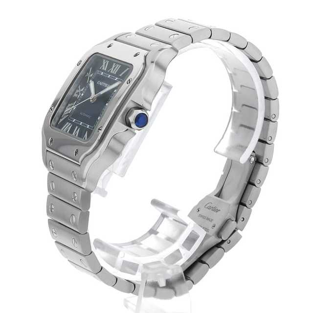 WSSA0063 ブルー Cartier（カルティエ）サントス ドゥ カルティエ MM