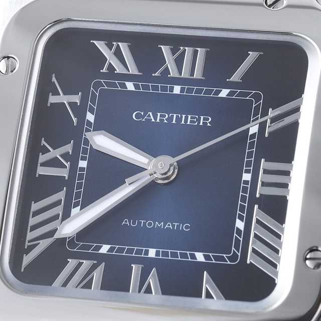 Cartier サントスドゥカルティエMMサイズ　wssa0063 WSSA0063 ブルー Cartier（カルティエ）サントス ドゥ カルティエ MM