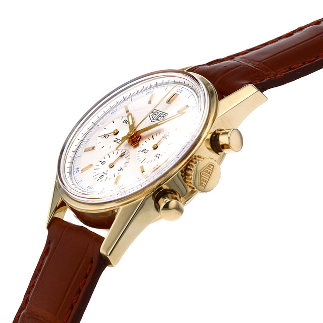 タグホイヤー カレラ クロノグラフ 1964年復刻モデル CS3140 中古 メンズ