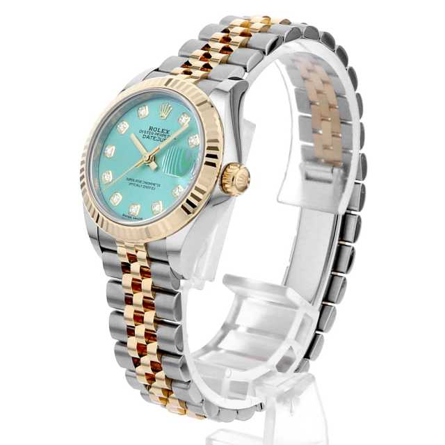 ロレックス デイトジャスト 10Pダイヤ 279173G ラズベリー タペストリー  ランダム番 レディース 中古 腕時計 ROLEX（ロレックス） デイトジャスト 10Pダイヤ 279173G ラズベリー