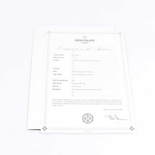 パテックフィリップ カラトラバ 3445G-001 メンズ 中古