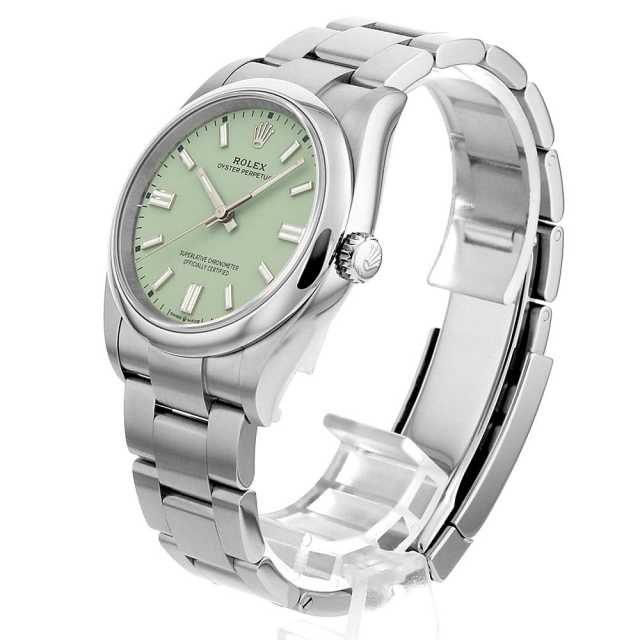 新品2026.4 オイスターパーペチュアル31 ピスタチオ・ロレックス　オイパペ ROLEX - 新品2026.4 オイスターパーペチュアル31 ピスタチオ