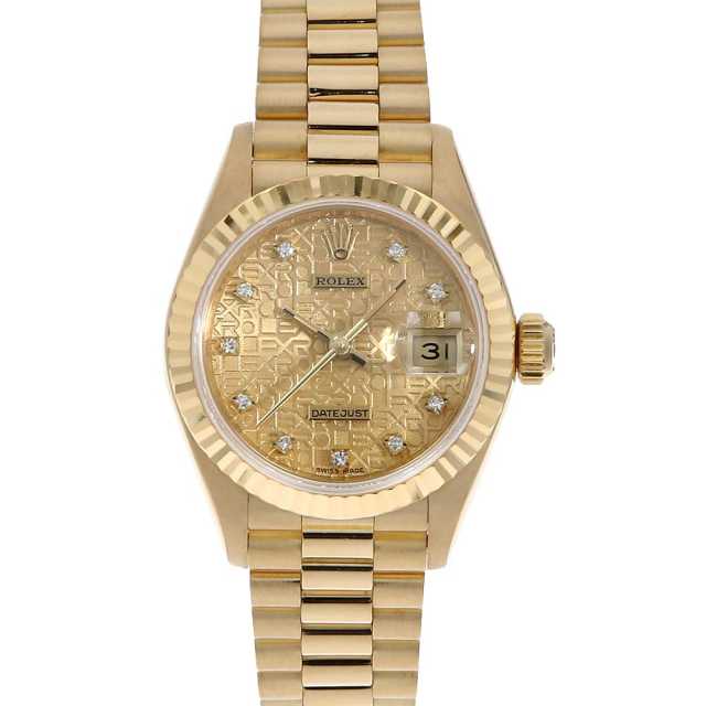 69178G シャンパン ROLEX（ロレックス）デイトジャスト 10Pダイヤ 中古