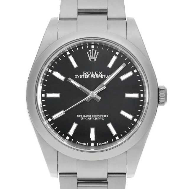 114300 ブラック ROLEX（ロレックス）オイスターパーペチュアル 39