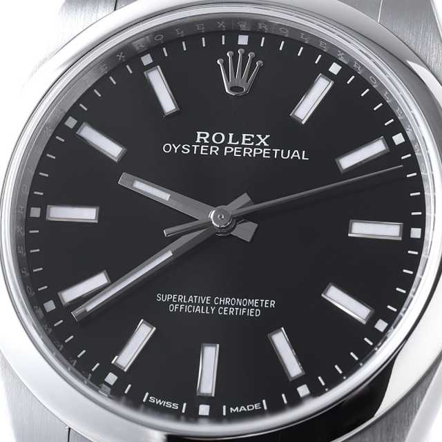 114300 ブラック ROLEX（ロレックス）オイスターパーペチュアル 39