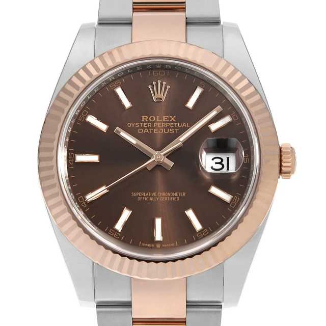 ちょこ 126331 チョコレートブラウン ROLEX（ロレックス）デイトジャスト41