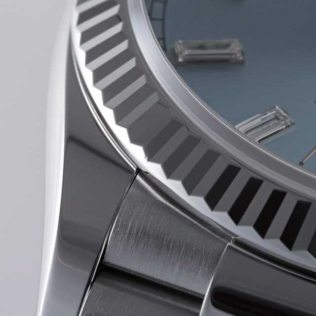 128236A アイスブルー ROLEX（ロレックス）デイデイト36 10Pバゲット